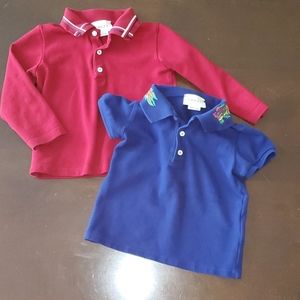 (2) Gucci baby polo shirts 12-18M